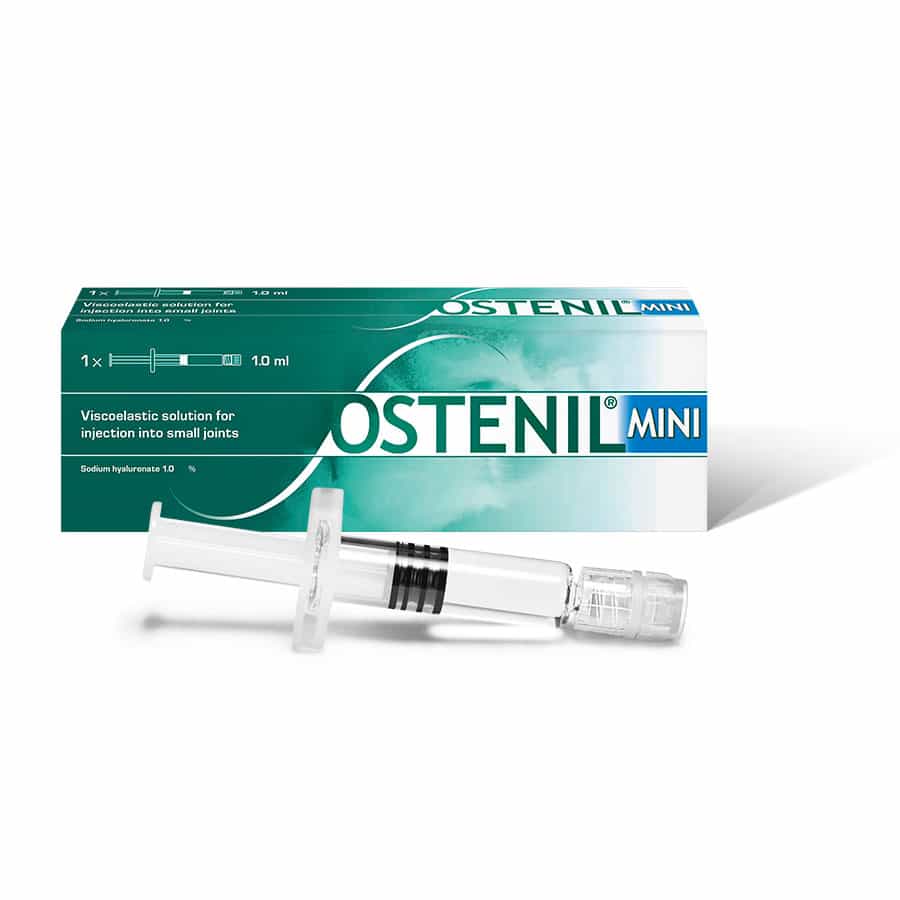 ostenil® MINI Packshot with syringe