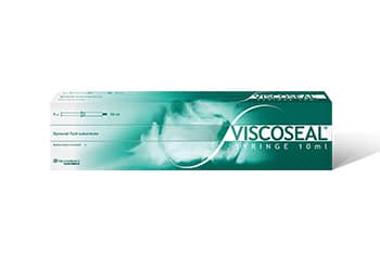VISCOSEAL® SYRINGE est injecté immédiatement après arthroscopie, produit à base d'acide hyaluronique